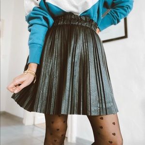 Leather skirt